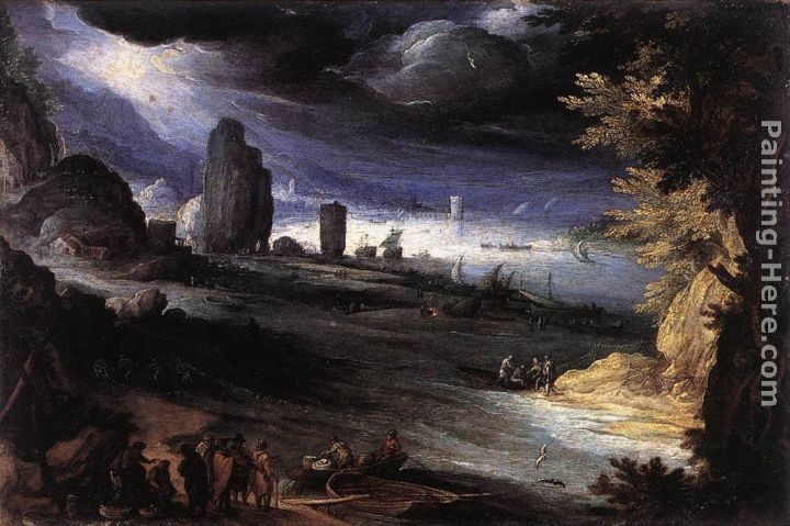 Paul Bril Coastal Landscape